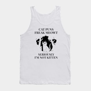 Cat Puns Tank Top